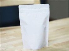 white paper foil Coffee Bag 